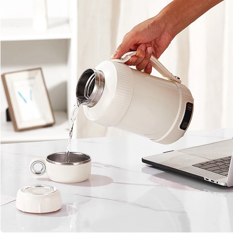 1.2L Electric Kettle Portable Kettle 316 Stainless Steel Kettle Reservation Insulation Kettle Automatic Power Off Adjust Tempera