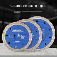 JUSTINLAU Diamond Cutting Disc Tile Ceramic Marble Dry Cutting And Grinding Circular Saw Blade Power Rotory Tool Accessories