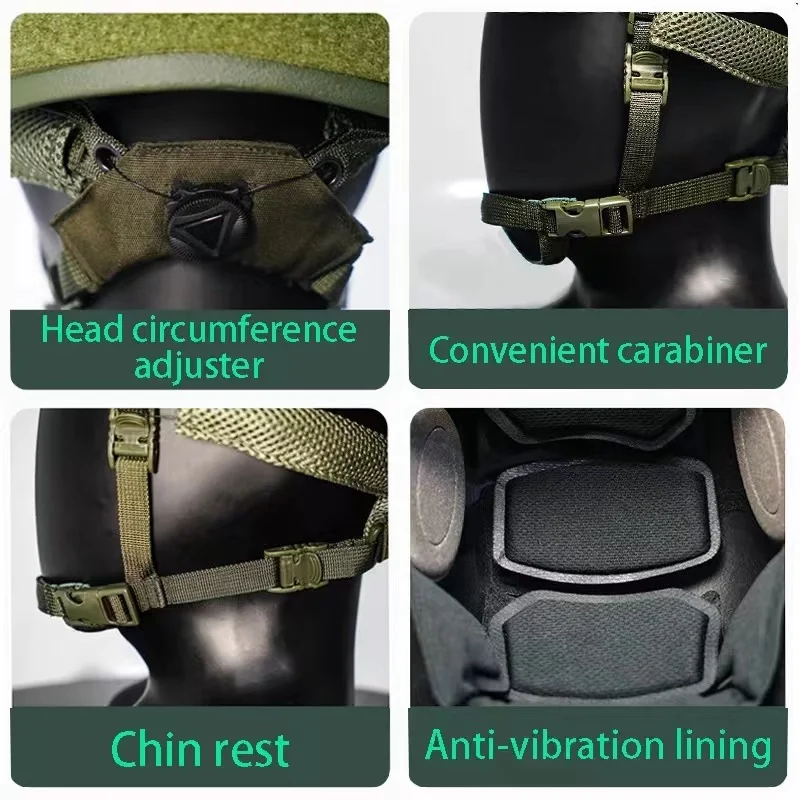 Helmet Suspension System Adjustable Tactical Helmet Buckle Military Airsoft FAST MICH Wendy Helmet Accessory