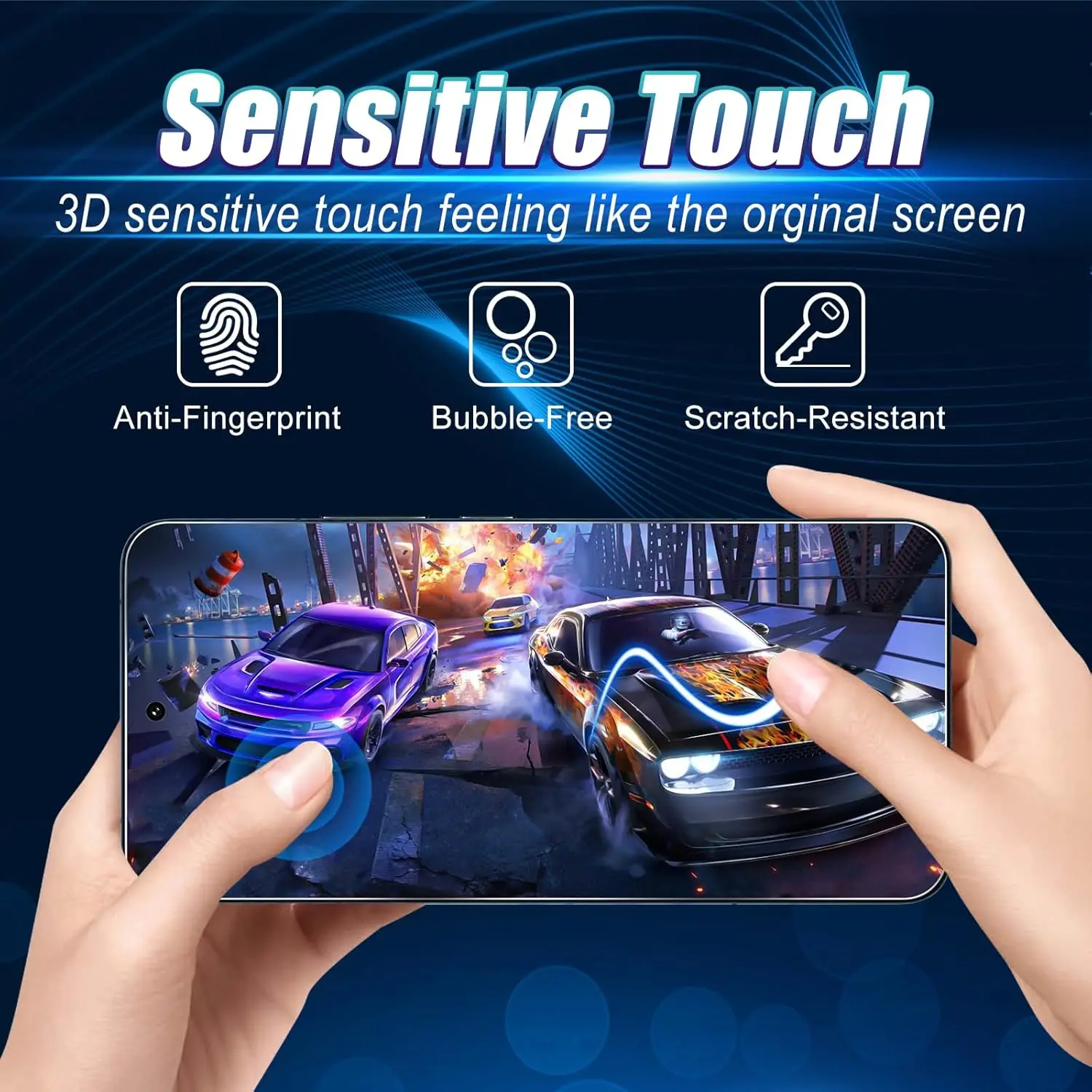 2/3/4 قطعة من الزجاج المقسى لهاتف Xiaomi POCO F7 واقي شاشة من الزجاج المقسى