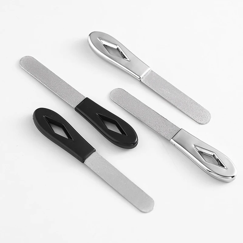 Double Sided Nail Files Stainless Steel Manicure Pedicure Grooming For Professional Finger Toe Nail Care Tools Accessories