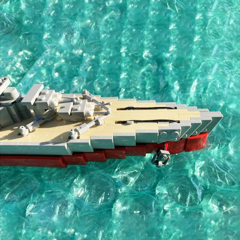 MOC-133851 سفينة حربية عسكرية البحرية الملكي HMS هود سفينة حربية كروزر بنة Battlecruiser نموذج الطوب الصبي لعبة هدايا عيد الميلاد