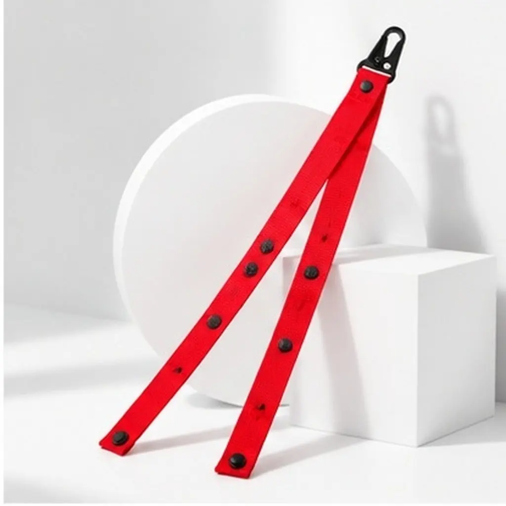 Pom Poms Holder Strap for Cheerleaders Adjustable Comfortable Design Sturdy Material Easy Backpack Clip Ideal for Practice