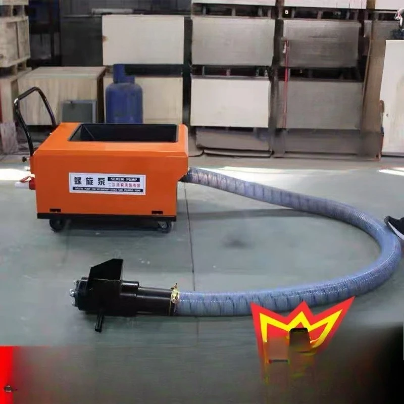 Small concrete conveyor pump secondary structure pouring machine, structural column feeding machine