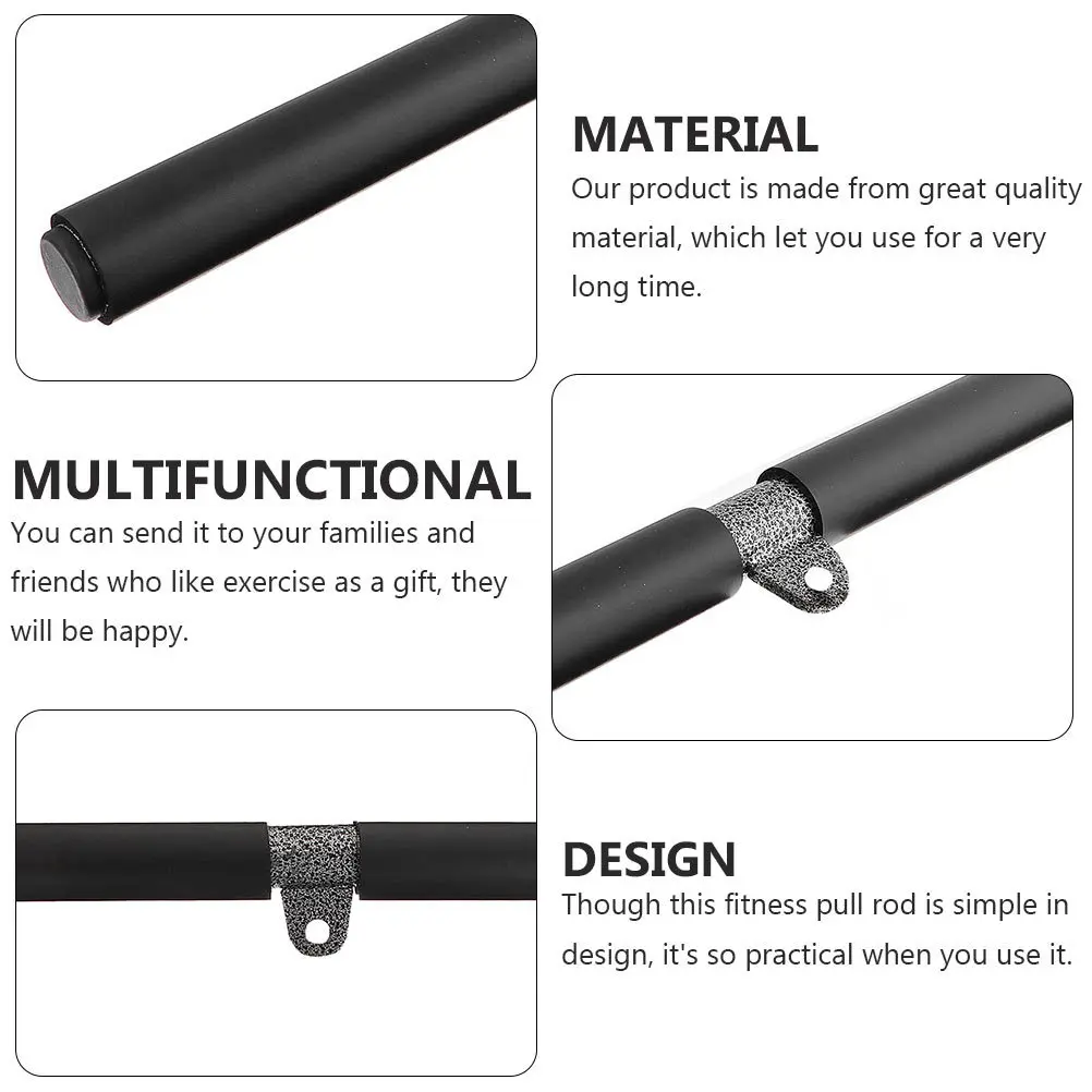 

Fitness Pull Rod Portable Muscle Training Equipment Bicep Triceps Trainer Gym Accessories Strength Exercise Tool