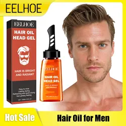 EELHOE 2 in 1 Professional Hair Wax Man Fluffy Hair Styling Appliances Natural Long Lasting Non-greasy Oil Hair Styling Products