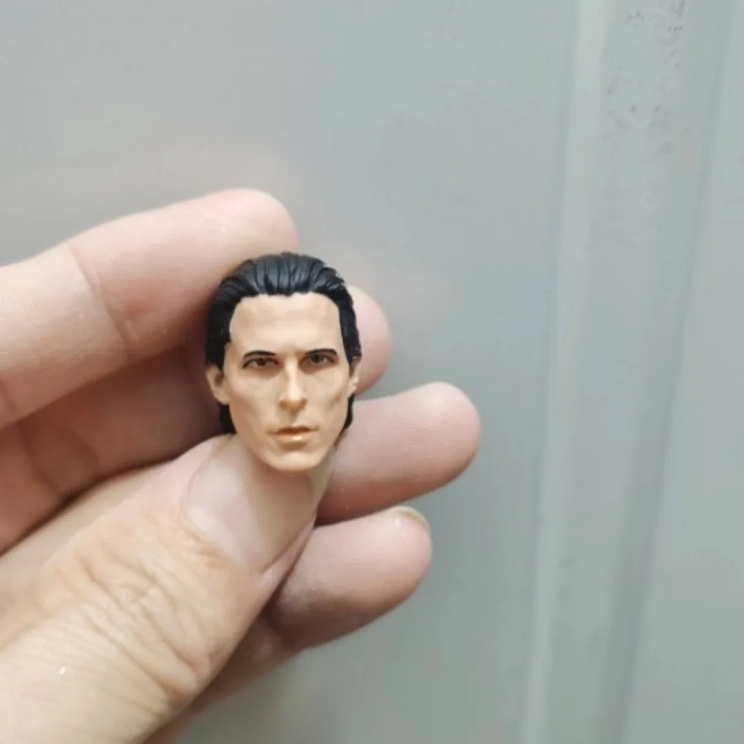 1/12 Christian Bale  Head Sculpt Carved Model Movie  Anime Actor  Fit  6 inches Action Figure Body Dolls