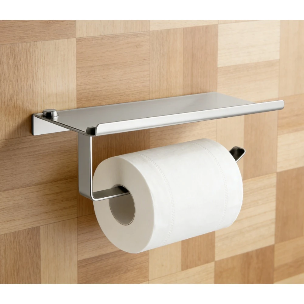 

Toilet modern simple toilet paper holder 304 stainless steel waterproof toilet tissue holder