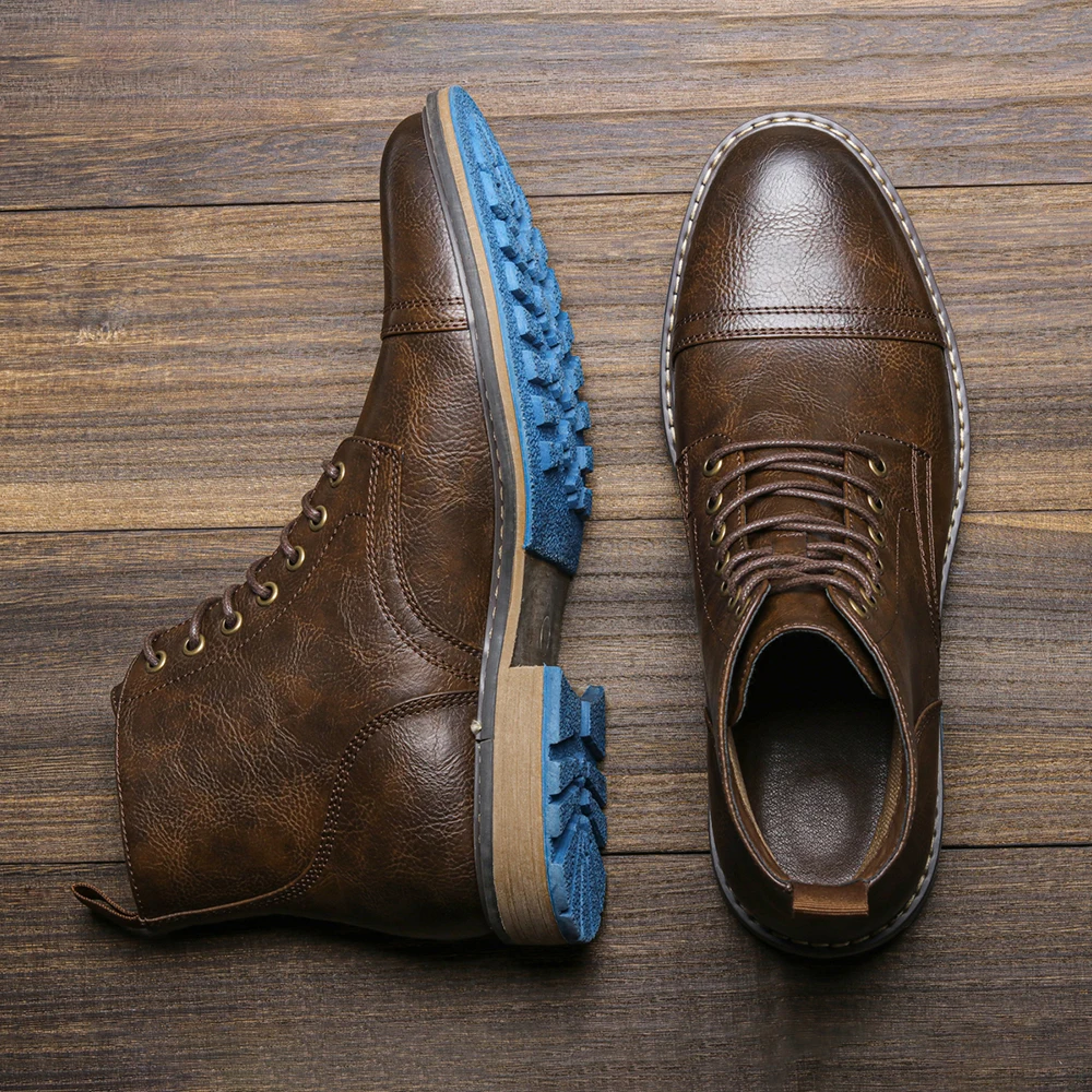 Ankle Boots 2026 Brand Casual Comfortable Fashion Boots Leather