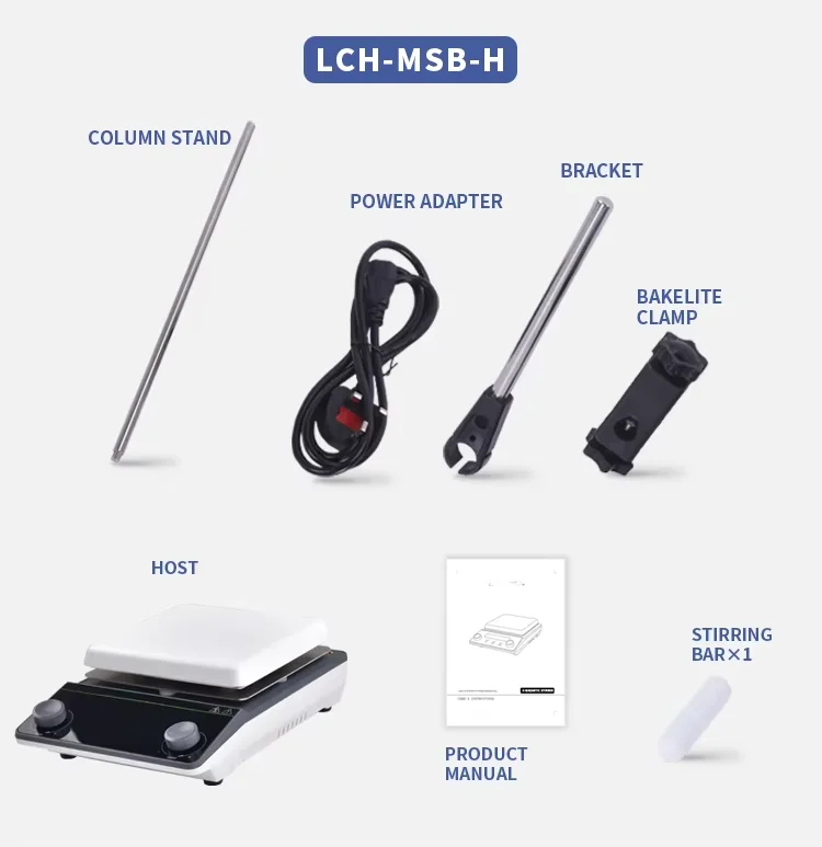 Laboratory Mixer Digital Hotplate Stirrer Magnetic Stirrer MSB-S MSB-H
