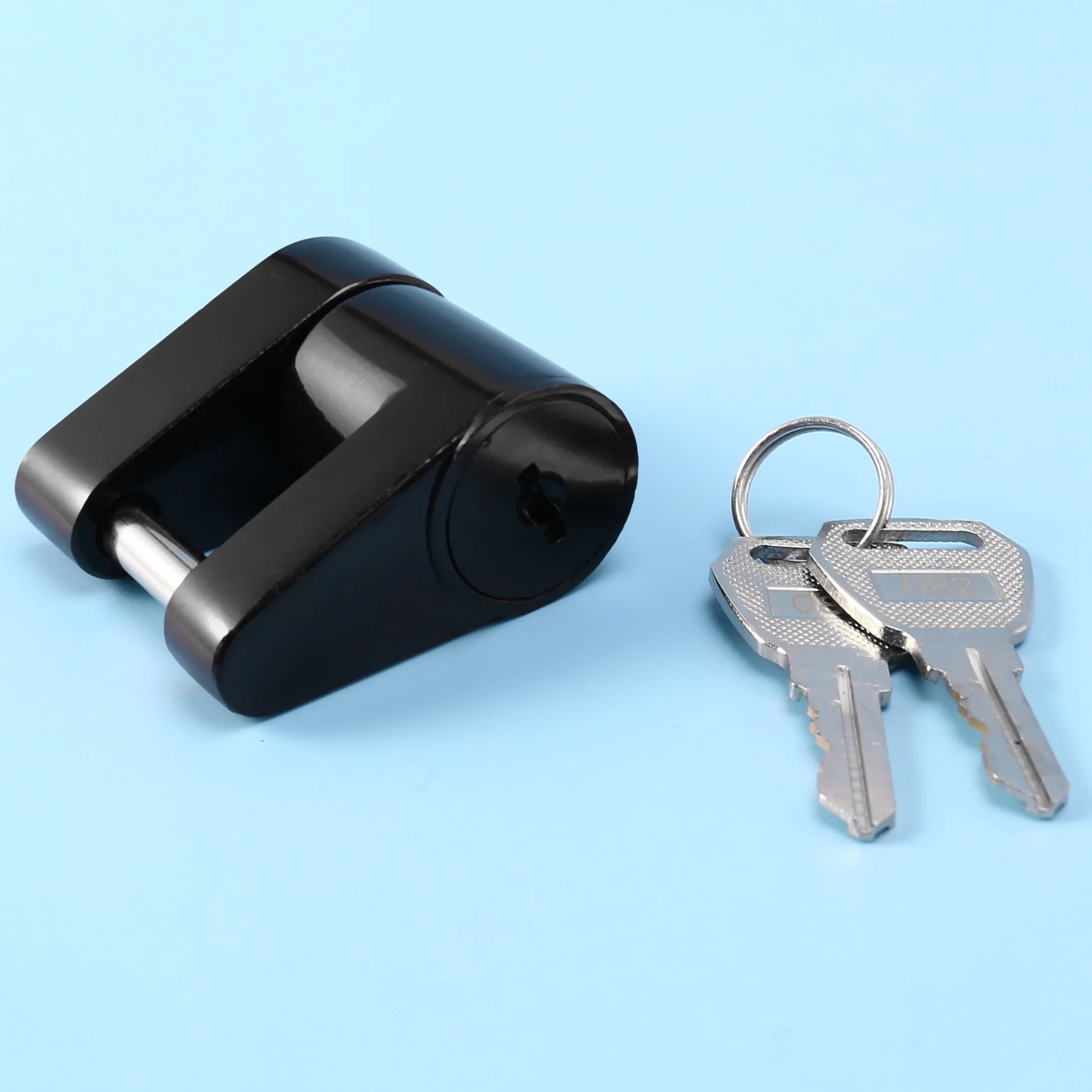 Juego de A04E-2 de enganche de remolque, candado acoplador de remolque, Pin de enganche de 1/4 pulgadas, acoplador 3/4 para camión, remolque, RV, barco