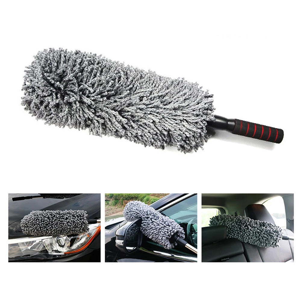 

Big Size Microfiber Car Cleaning Brush Body Duster Mop Nanofiber Cotton Car Furniture Dust Brush 55-84cm Telescoping Car Washer