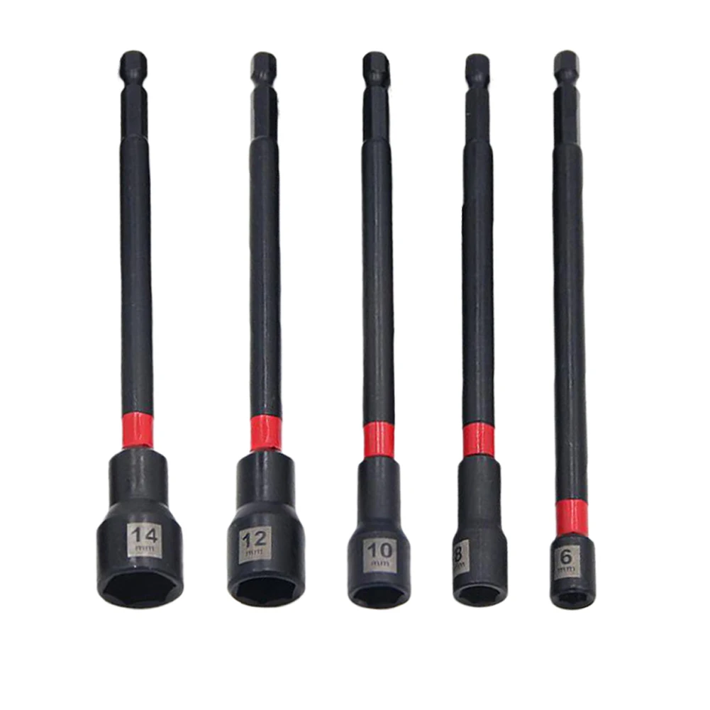 Adaptador de casquillo hexagonal, adaptador de broca de 150mm de longitud, tamaño de 10mm, tamaño de 12mm, tamaño de 14mm, longitud de 150mm, tamaño de 8mm, proyectos de bricolaje