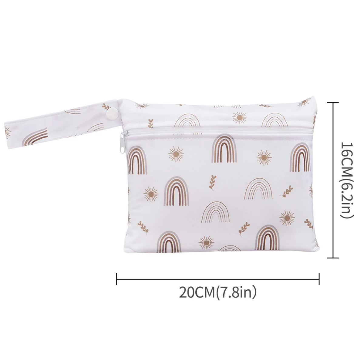 Happyflute Travel Wash Cosmetic Bag Waterproof Diaper Bag Portable Storage Bag Cute Design Wallet Sanitary Storage Bag 16*20cm