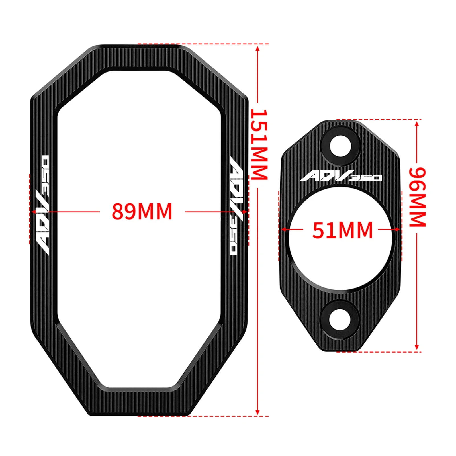 لهوندا ADV 350 ADV350 2026 2025 2021-2024 CNC الألومنيوم دراجة نارية العادم الأنابيب الذيل غطاء للحماية الزخرفية الملحقات #6