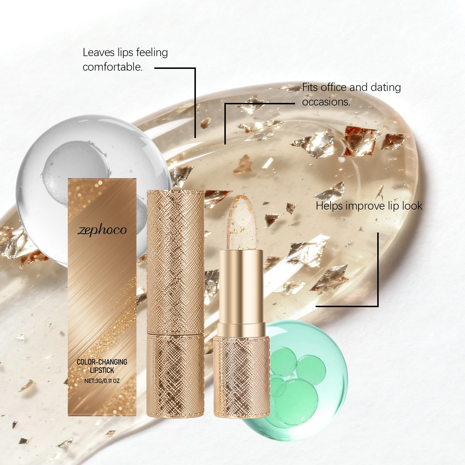 تغيير لون أحمر الشفاه دائم ترطيب الشفاه مكافحة تشقق الشفاه ممتلئ الجسم ماكياج مقاوم للماء لامع تألق ملمع الشفاه مستحضرات التجميل