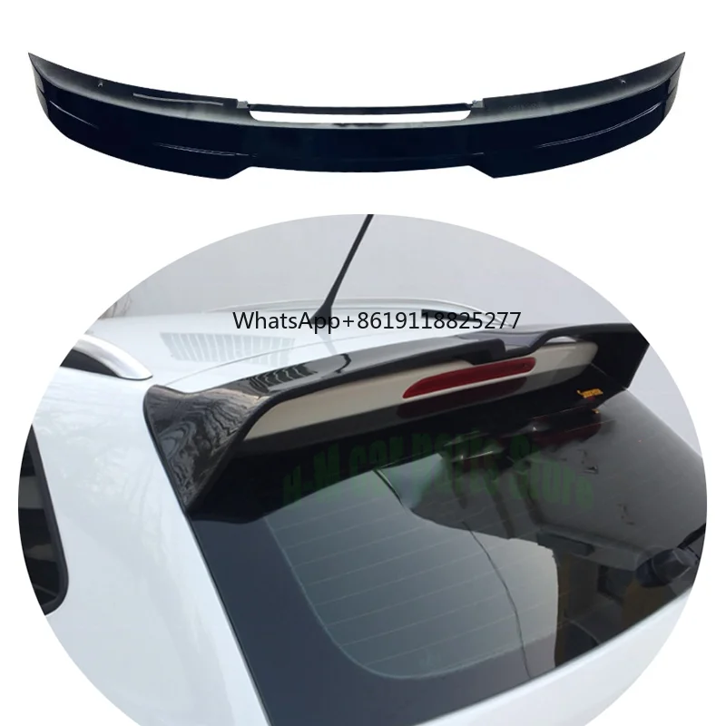 

Roof Spoiler For Volkswagen Oettinger Style Polo MK5 6R 6C 2011-2018 ABS Plastic Rear Spoiler Aleron Polo Plus 19-21 Wing