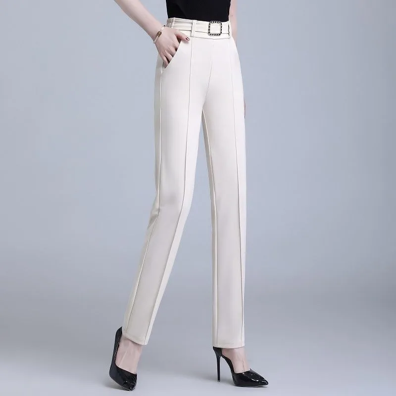 جديد الربيع الصيف سليم سراويلي حريمي النساء مع ارتفاع الخصر تسع نقاط سليم صالح ملابس خارجية تنوعا تدلى أقدام