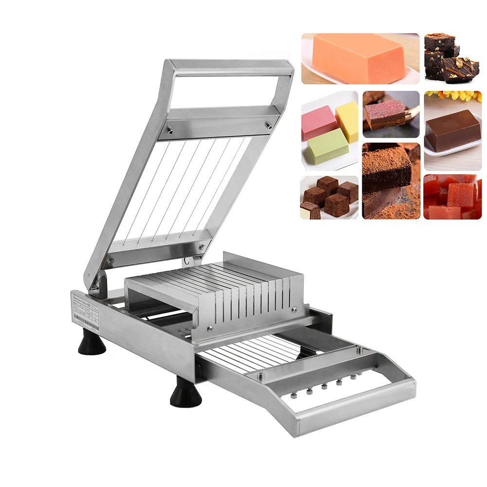 Manual candy cutting area chocolate cutter jelly drops manual chocolate cutting machine with two set blade