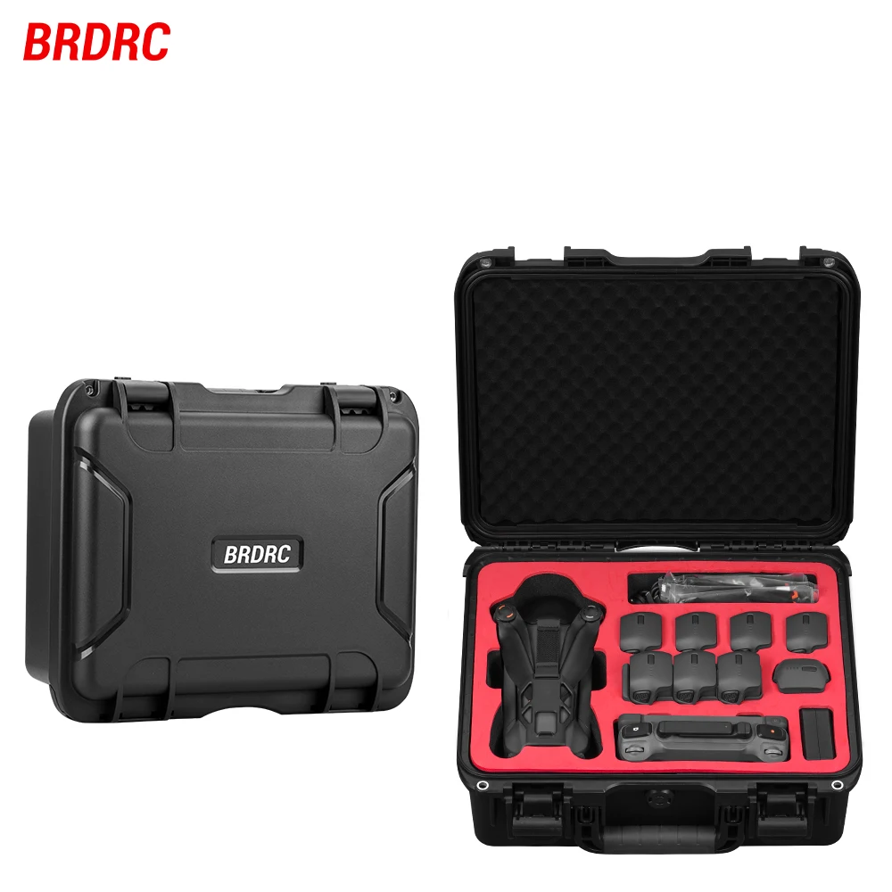 

BRDRC Explosion Proof Box for DJI Mavic 4 Pro IP67 Waterproof Hard Carrying Bag Creator Combo RC 2/RC Pro 2 Universal Case