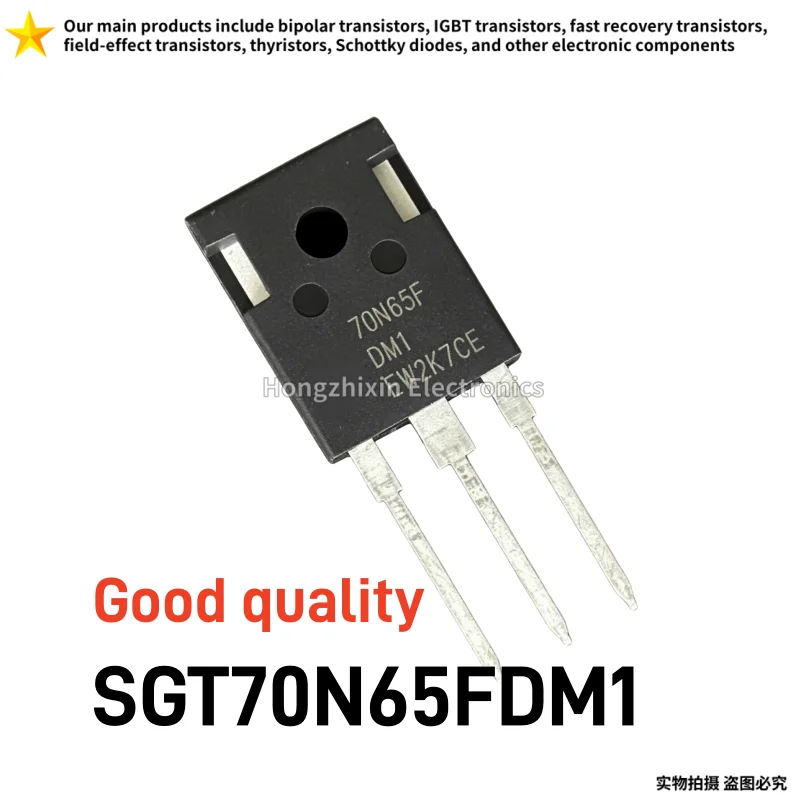 

5/10pcs Good quality SGT70N65FDM1 70N65F 70N65FDM1 70A650V TO-247 Inverter IGBT power tube