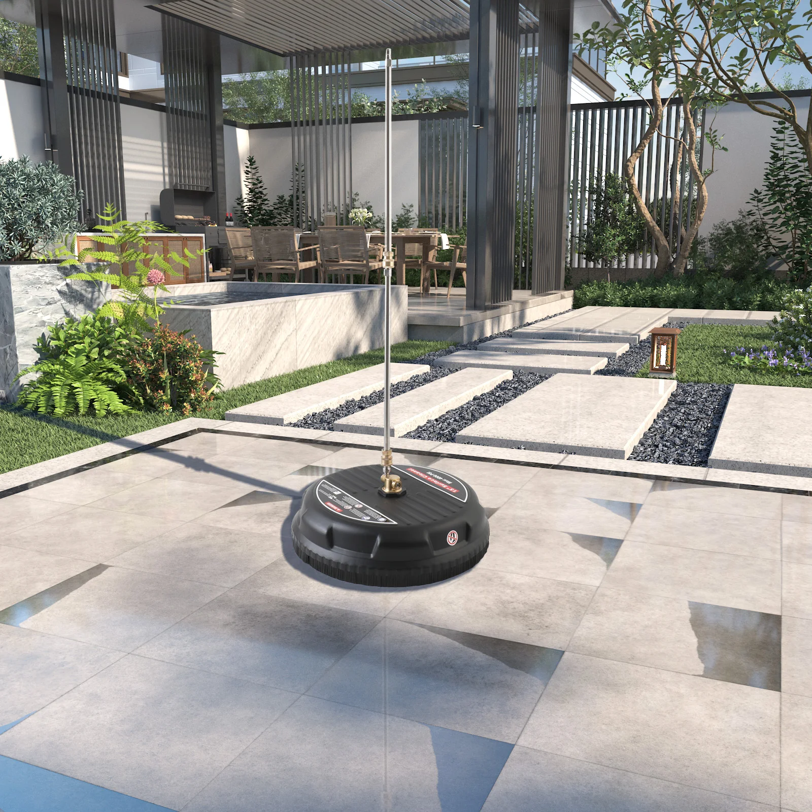 15インチブラシ洗浄機1/4インチクイックリリース洗車ノズル4000PSI高圧洗浄機洗浄