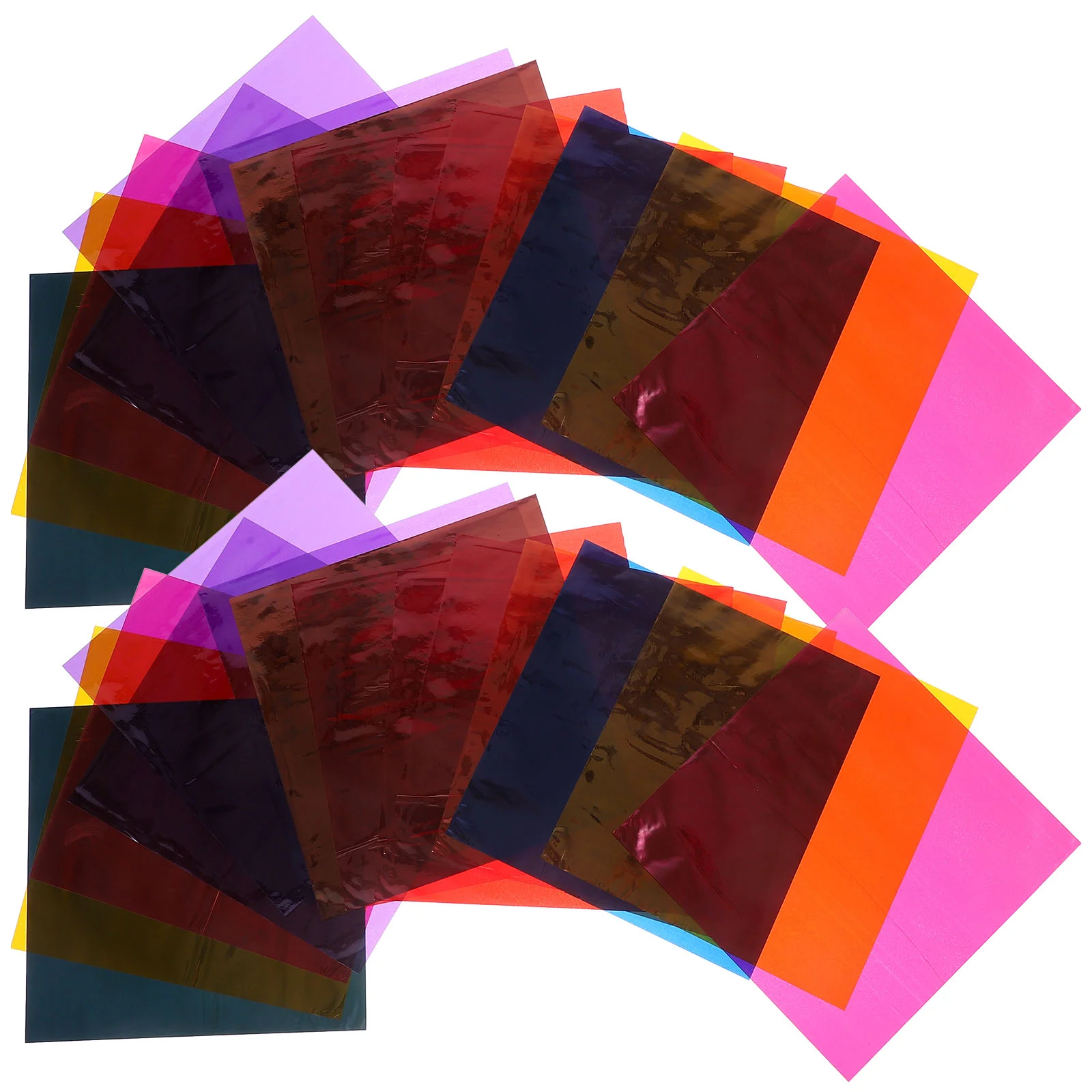 84 Sheets Handmade Cellophane for Gift Colored Wrap Candies Clear Wrapping Paper Material Baskets Manual Child