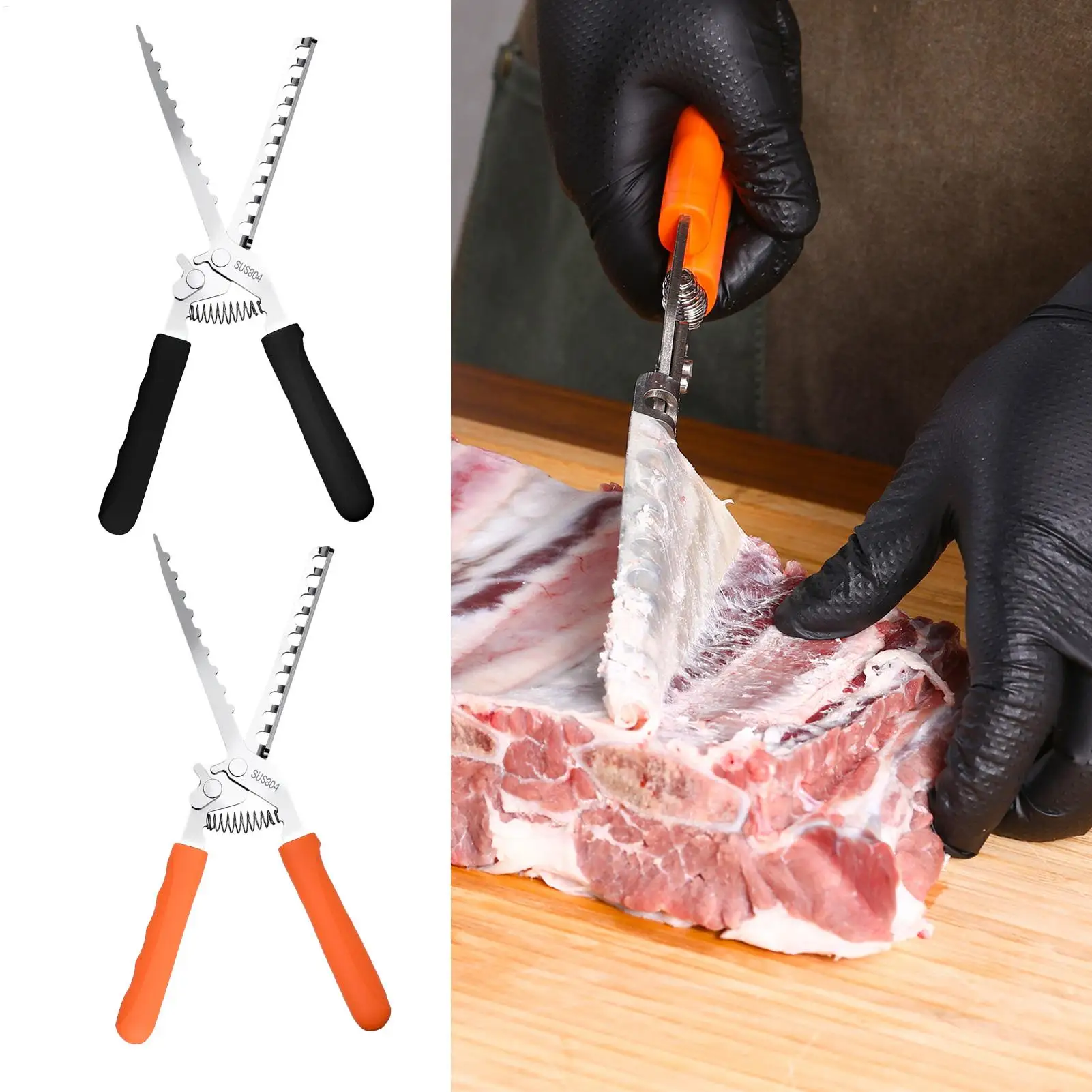 

Инструмент для удаления мембраны в рубчик, устойчивый к ржавчине, нескользящий инструмент для удаления мембраны в рубчик, инструмент из нержавеющей стали для энтузиастов барбекю