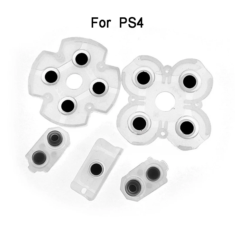 YuXi For Sony PSP1000 2000 3000 PS2 3 4 5 Conductive Rubber Pad Button Conductive Adhesive Conductive Rubber Button Replacement