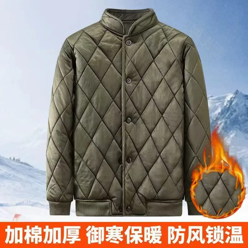 Cotton Jacket, Construction Site work Clothes Autumn Winter Jackets Cotton Coats For Work, Thick Cold Proof Clothes Warm Jackets