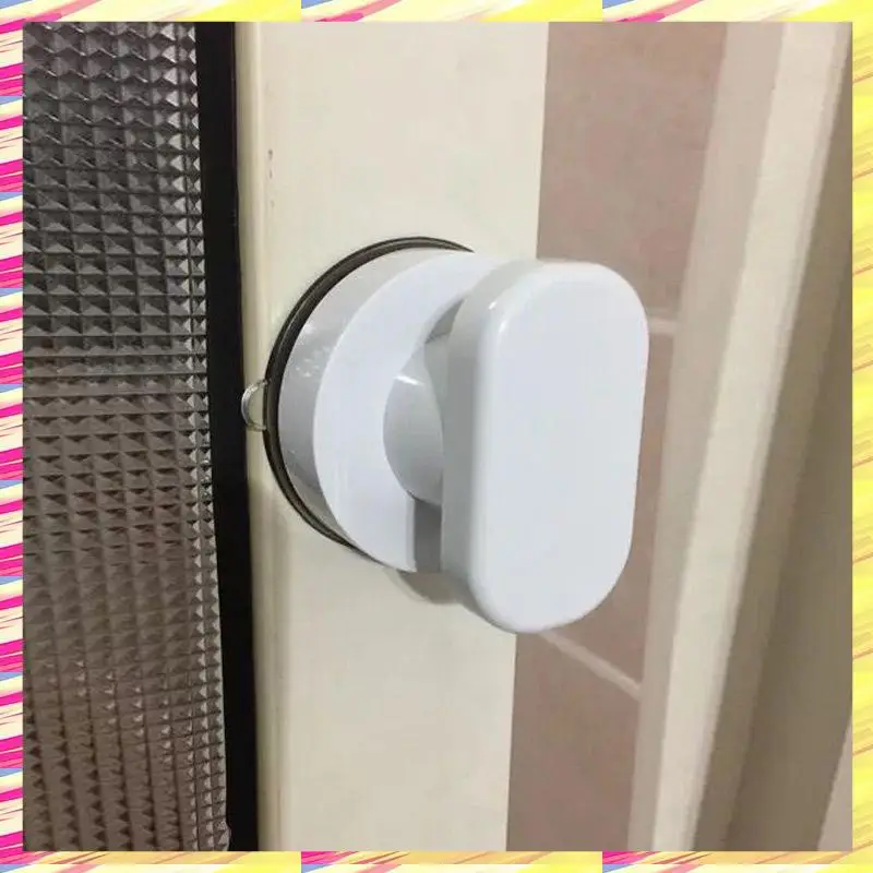 

ABJJ Sucker Handle Door Fridge Drawer Bathroom Suction Cup Wall Mounted Handrail Grip Tub Shower Handle Bathroom Kitchen Accesso