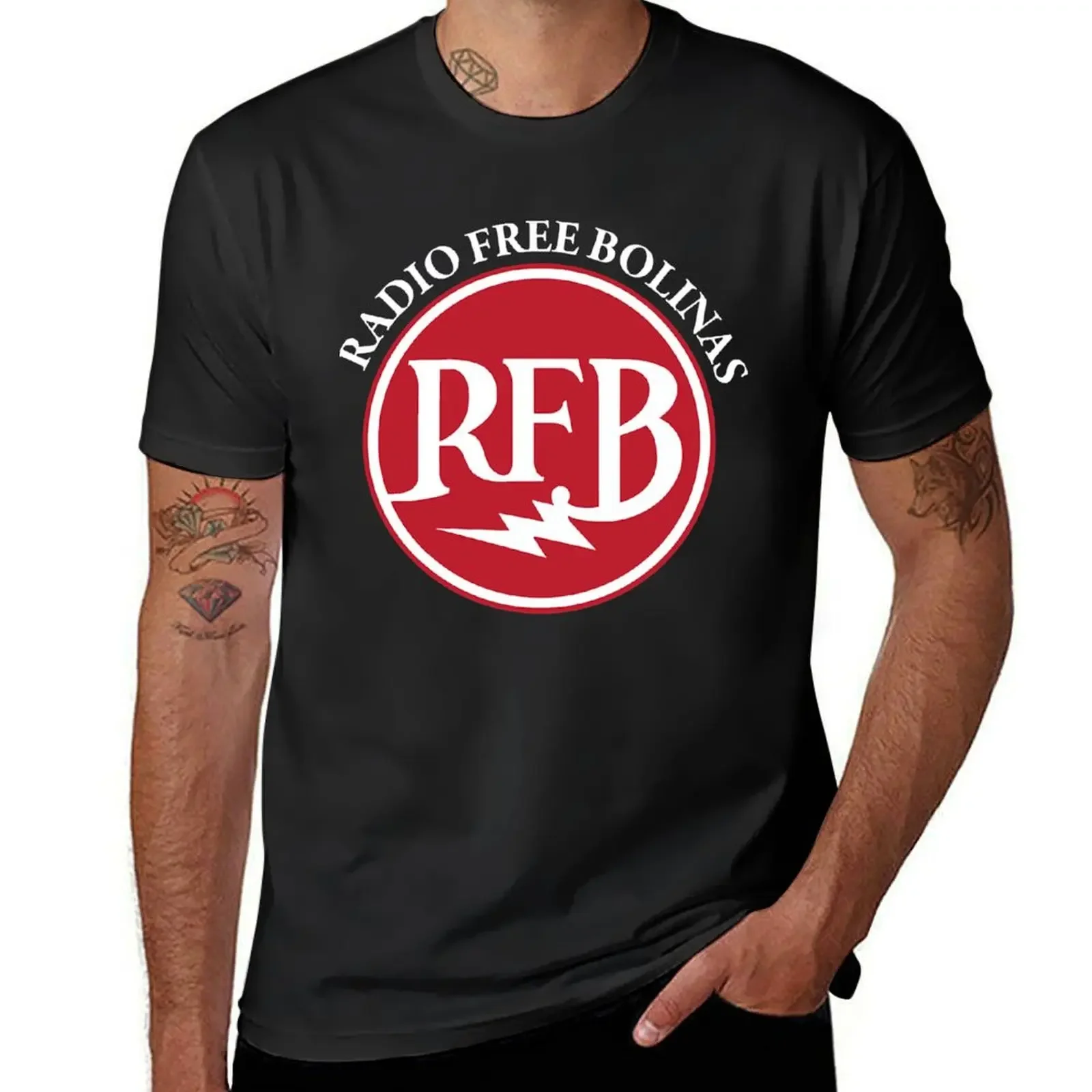 

Radio Free Bolinas RFB T-Shirt custom t shirt boys whites cute tops summer tops t shirt for men