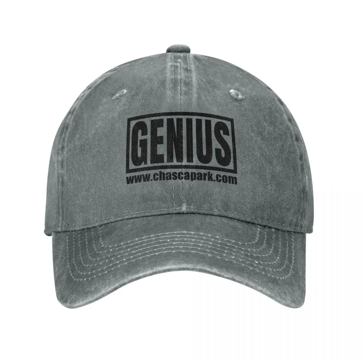 

WORD MERCH - Series 1 - GENIUS - BLK Baseball Cap Beach Outing Wild Ball Hat Big Size Hat black Men's Hats Women's