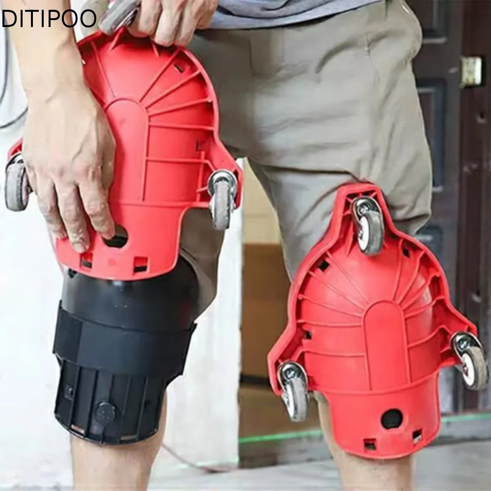 Built-in Wheels Rolling Knee Pads Multifunctional Foam Padded Kneeling Pads Convenient Universal Wheel Mobile Knee Protector