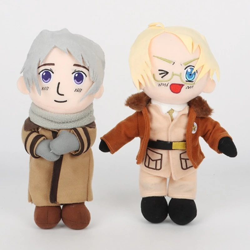 26cm Hetalias Plush Toys Hetalias Axis Powers Plushie Dolls Ivan Braginsky Alfred Jones Merch Stuffed Figure Decoration Fan Gift