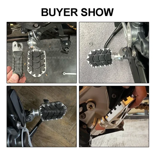 Imagen 2 del producto posa pies para moto Estriberas ajustables para motocicleta, reposapiés delantero para BMW R1250GS, R1200GS, Adventure, ADV, Highway, R1250, R1200 GS, 2013-2022