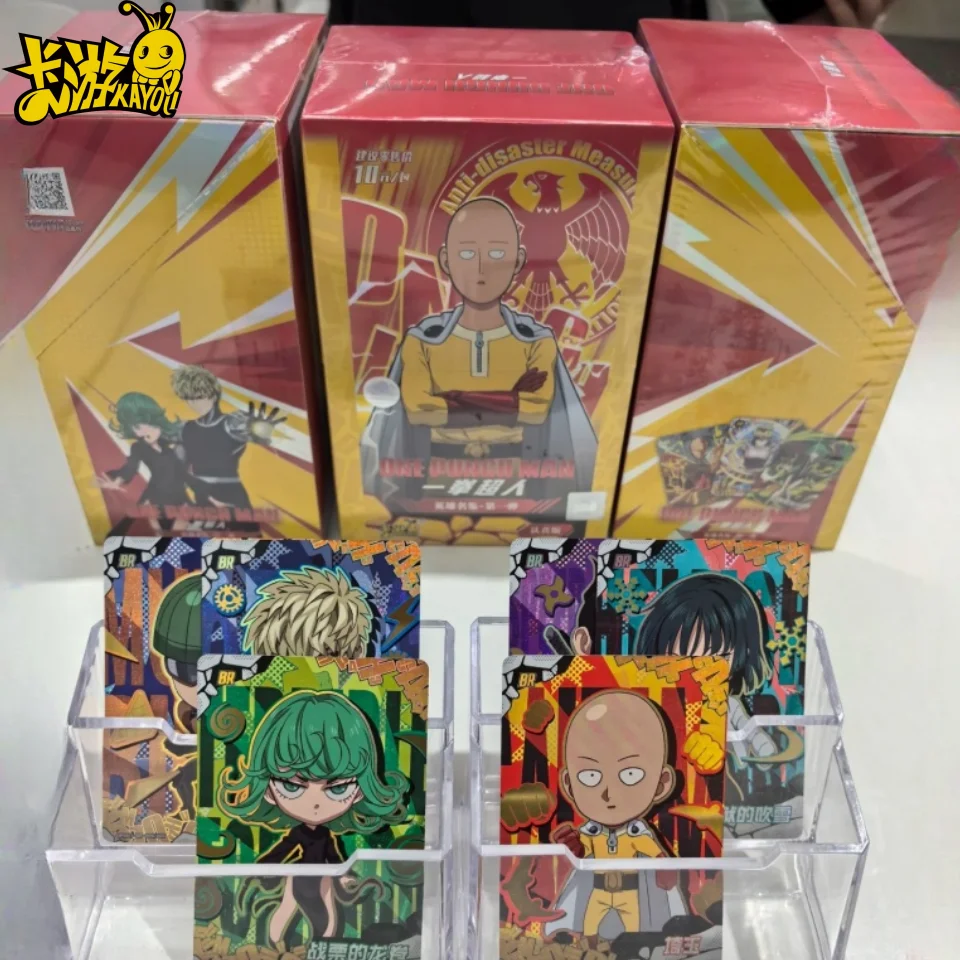 

Новый Kayou Original One Punch Man Card Hero Namebook Серьозная версия Bp Saitama Genos Аниме Битва Коллекционные карты Детские подарки