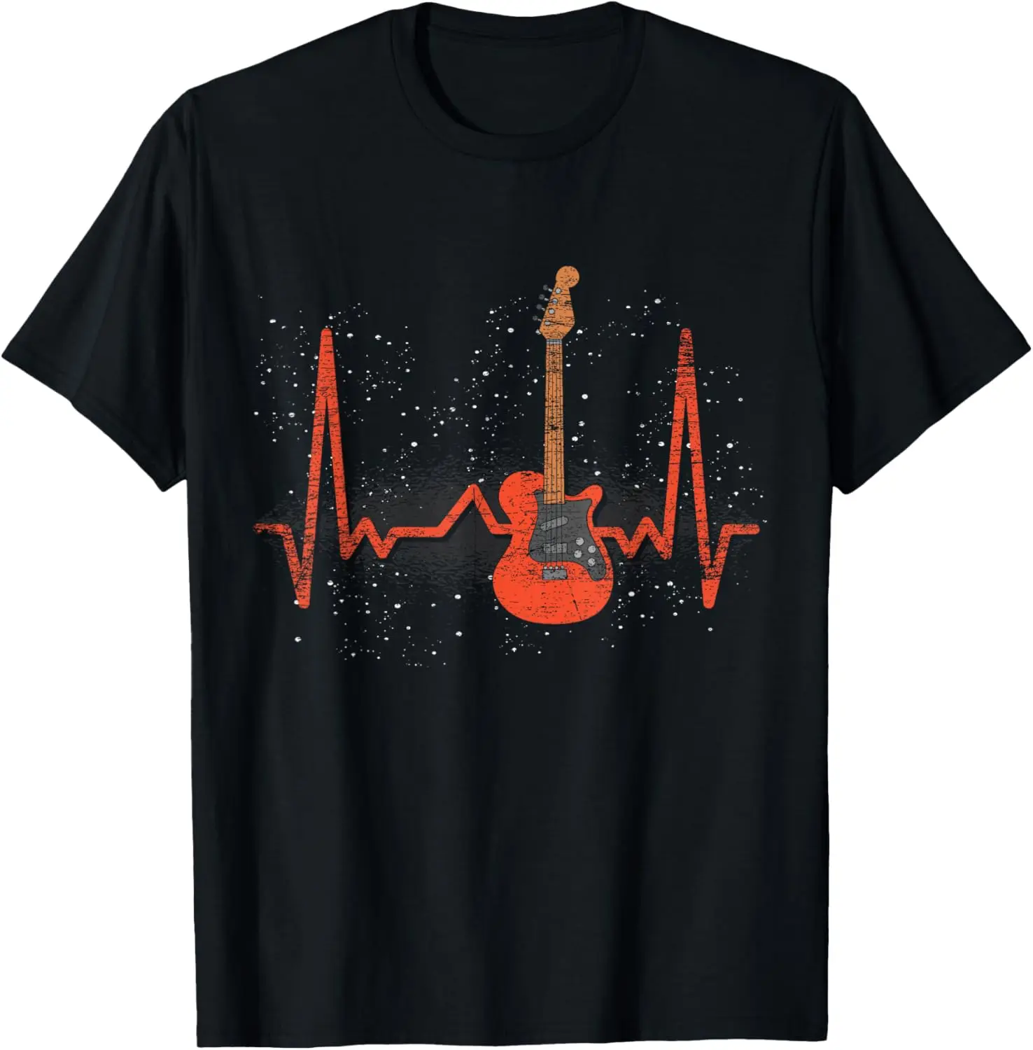 Bassist Musical Instrument Musician Heartbeat Bass Guitar T-Shirt