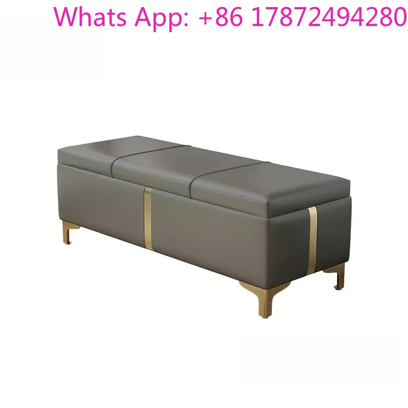 Hot Fashion Creative Modern Changing Stool Fitting Room Shoe Homestay Furniture Hallway Storage Bench Cloakroom Sofa