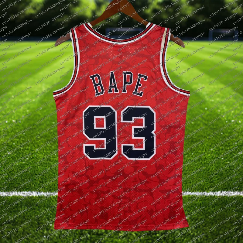 Rodman jersey No.93 retro sports uniform US version breathable trend mesh men's vest for men and women with the same paragraph