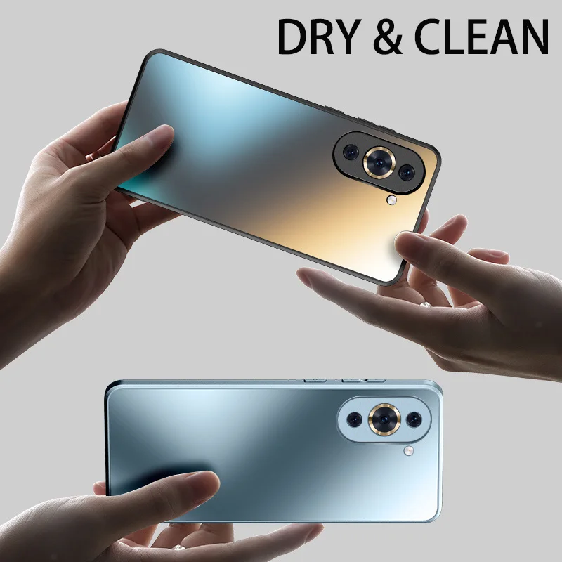 Custodia in vetro opaco riflettente in Silicone AG di lusso per Huawei Nova 11 10 Pro nova 9 se nova9 Pro custodia protettiva per obiettivo della