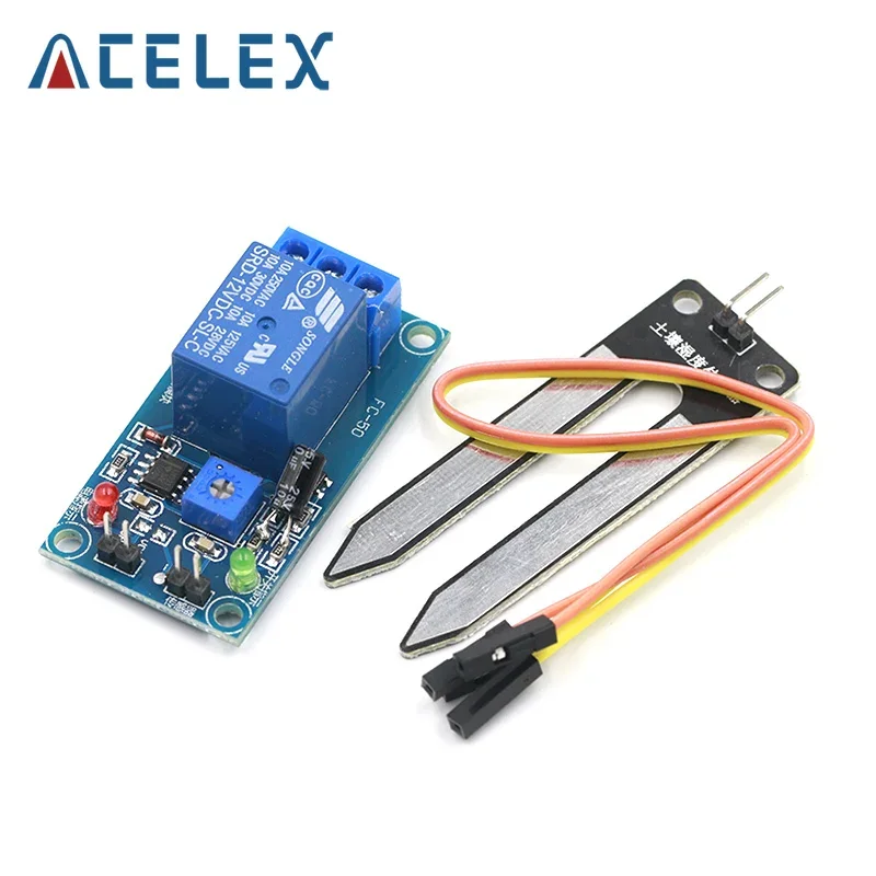 NEW DC 5V 12V soil moisture sensor relay control module Automatic watering of the humidity starting switch for aduino