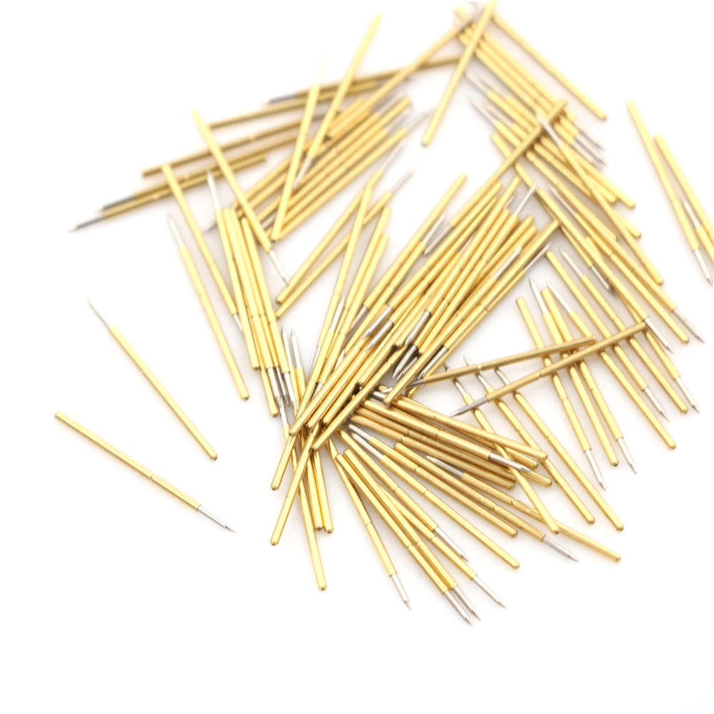 3A 100Pcs/Bag Stainless Steel Spring Test Probe Pogo Pin P50-B1 Dia 0.5mm Length 16.35mm Wholesale