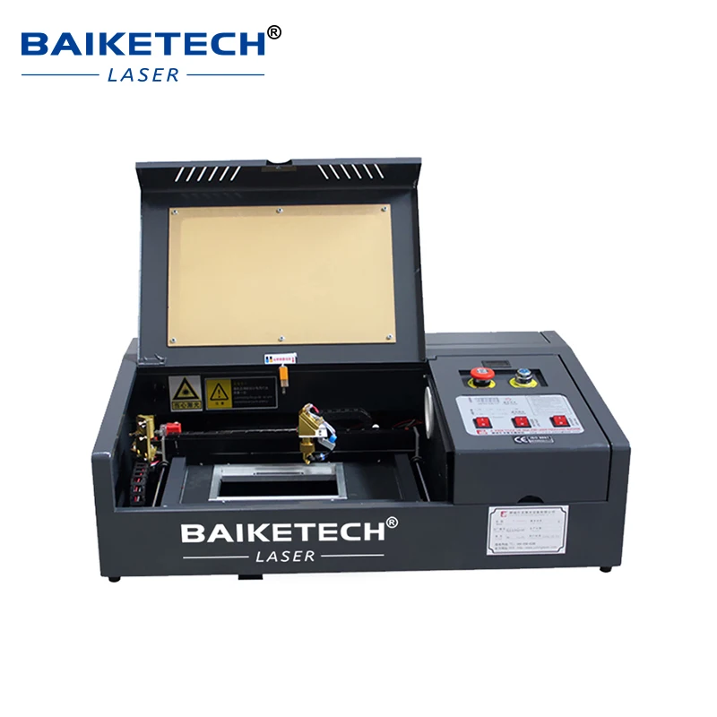 CO2 الليزر حفارة 40/50 واط CO2 آلة الحفر بالليزر 30*20 سنتيمتر أدوات القطع للخشب والجلود النجارة USB دعم CorelDraw