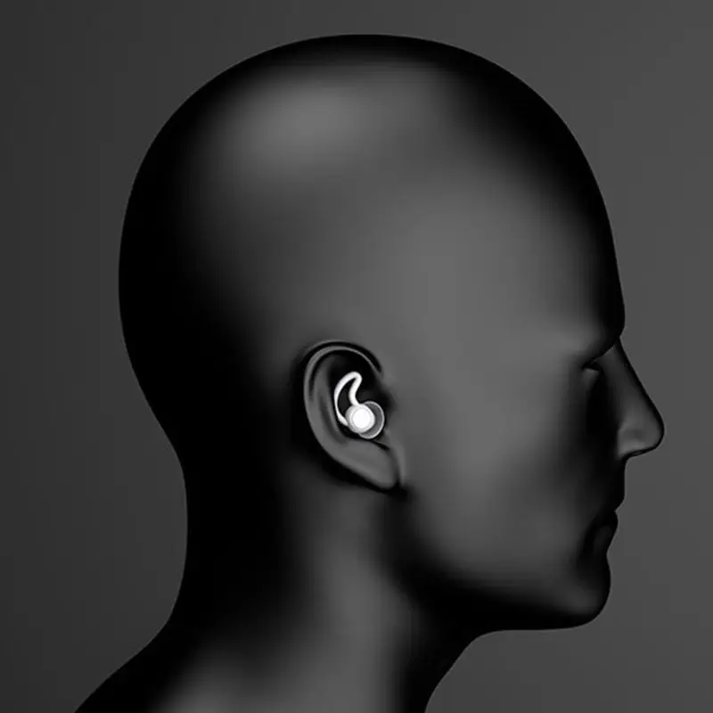 1 paio tappi per le orecchie in Silicone morbido a 2/3 strati tappi per le orecchie conici per la riduzione del rumore del sonno isolamento acustico protezione per le orecchie K1KF