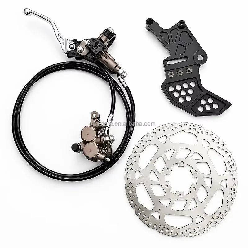 Hydraulic Rear Disc Brake Assembly Custom Laser Logo for Surron Ultra Bee Light Bee E‑Dirt Bike