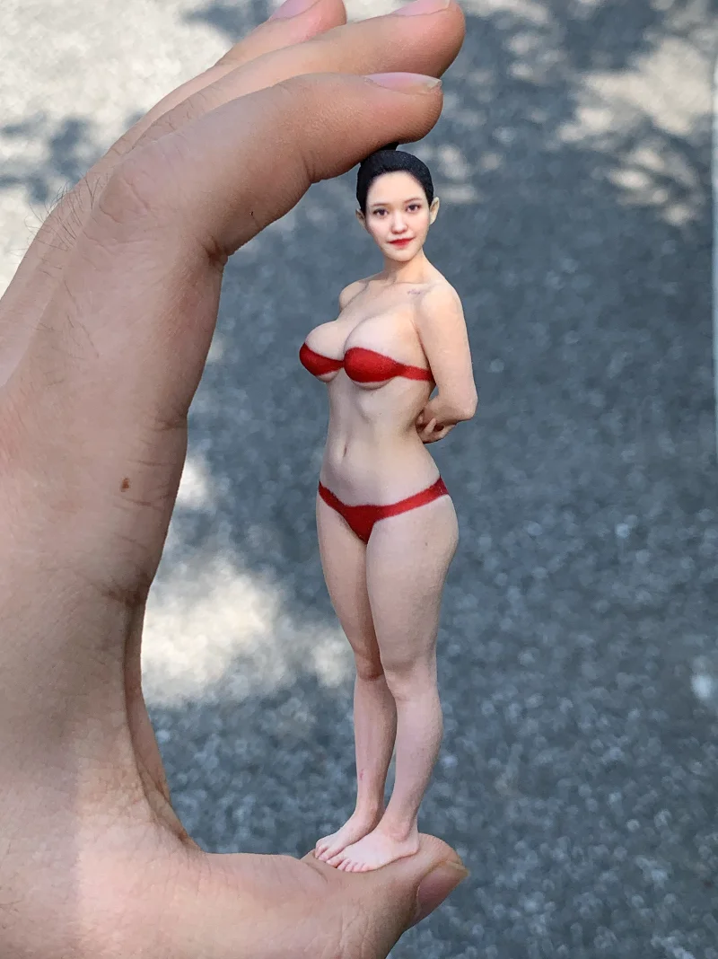 Spot super realistic beautiful woman human sculpture scale doll scene miniature model car model figure