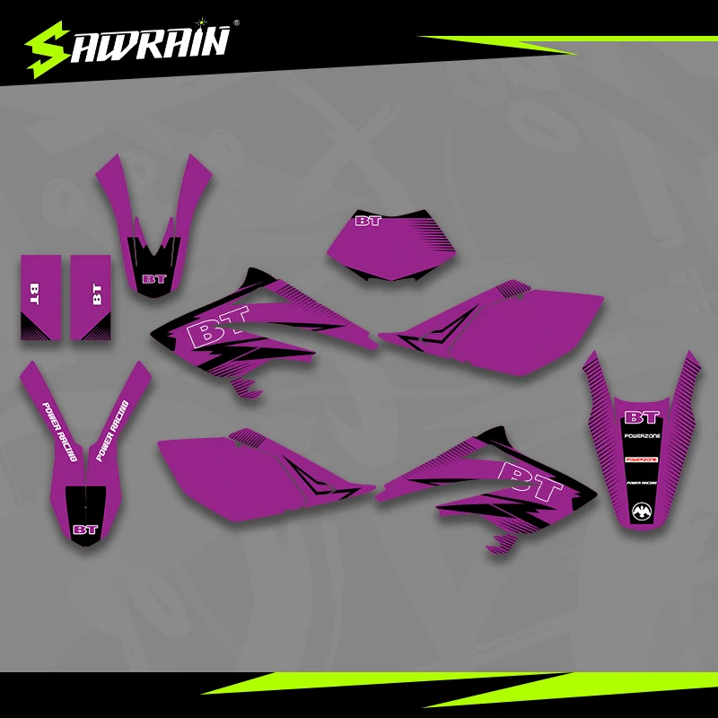 

Sawrain Motorcycle Graphics Backgrounds Decal Stickers Kits for 06-10 BETA RR 04