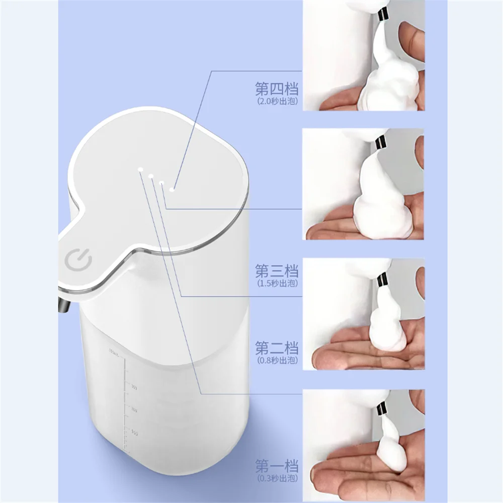 Automatic Liquid Soap Dispenser USB Charging Intelligent Induction foaming Hand Washing Machine Auto Sensor Foam Soap Dispenser