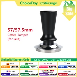 57mm 57.5mm Coffee Tamper Constant Pressure Springs Calibrated Tamping For Lelit Anna Anita Tools Flat Base Espresso Accessories